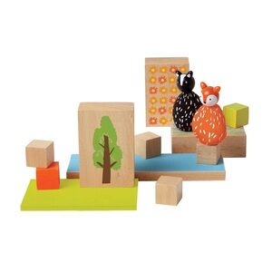 Mio Woodland + Fox + Skunk 14-Piece Storytelling Building Set